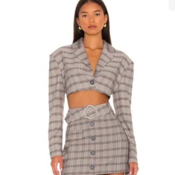 For Love and Lemons Kym Cropped Blazer - Picture 2 of 6